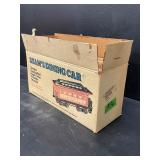 Jim Beam train cars and tracks - dining car