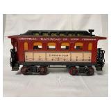 Jim Beam train cars and tracks - dining car