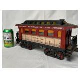 Jim Beam train cars and tracks - dining car