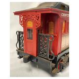 Jim Beam train cars and tracks - dining car