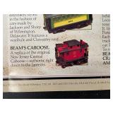 Jim Beam train cars and tracks - caboose