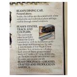 Jim Beam train cars and tracks - caboose