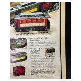 Jim Beam train cars and tracks - caboose