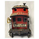 Jim Beam train cars and tracks - caboose
