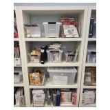 Set of 2 White Office Storage Shelf Units