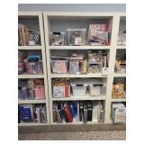 White Office Bookshelves with Adjustable Shelves - Set of 2