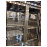 AdvantEDGE R49-S Commercial Double Door Reach-In Refrigerator - Working Condition