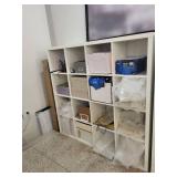 White 12-Cube Storage Organizer Shelf Unit