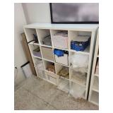 White 12-Cube Storage Organizer Shelf Unit