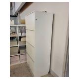 White 4-Drawer Vertical Metal Filing Cabinet