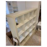 White 16-Cube Storage Shelf Unit