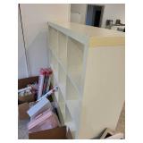 White 16-Cube Storage Shelf Unit
