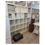 White Modular Cube Storage Shelving Unit