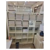 White Modular Cube Storage Shelving Unit