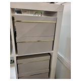 White Modular Cube Storage Shelving Unit