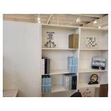 White Wood Bookshelf and Storage Unit