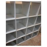 White 16-Cube Storage Organizer Shelf Unit