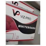 VIZ-PRO Dry Erase Whiteboard with Aluminum Frame 36x24 Inch