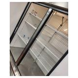 True T-49F Commercial Stainless Steel Two Door Freezer - Working Condition