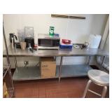 Stainless Steel Commercial Work Table with Undershelf