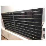 Large Metal Office Mail Sorter with Multiple Compartments