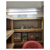 Heavy-Duty Wooden Storage Shelving Unit with 3 Shelves