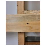 Heavy-Duty Wooden Storage Shelving Unit with 3 Shelves