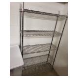 5-Tier Chrome Wire Shelving Rack