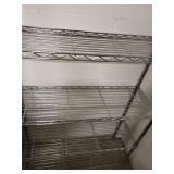 5-Tier Chrome Wire Shelving Rack