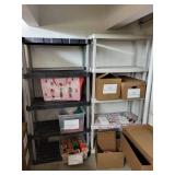 Set of 3 Plastic Storage Shelving Units