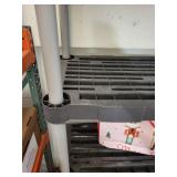 Set of 3 Plastic Storage Shelving Units