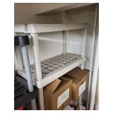 Set of 3 Plastic Storage Shelving Units