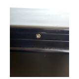 Black 3-Drawer Lateral Filing Cabinet with Lock