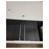 White 2-Drawer Lateral File Cabinet with Combination Lock