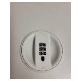 White 2-Drawer Lateral File Cabinet with Combination Lock