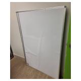 Set of 2 Large Whiteboards with Aluminum Frames