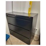 Steelcase 3-Drawer Lateral File Cabinet with Lock