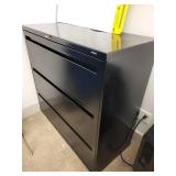 Steelcase 3-Drawer Lateral File Cabinet with Lock