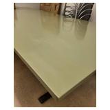 Large Rectangular Office Table with Metal Legs