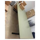 Large Rectangular Office Table with Metal Legs