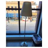 Traditional Floor Lamp with Pleated Shade