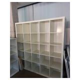 White 5x5 Cube Storage Shelf Unit