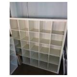 White 5x5 Cube Storage Shelf Unit