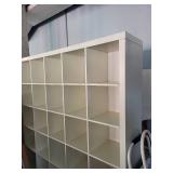 White 5x5 Cube Storage Shelf Unit
