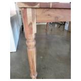 Wooden Dining Table with Turned Legs