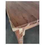 Wooden Dining Table with Turned Legs