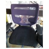 Set of 4 Mesh Back Office Chairs with Adjustable Armrests