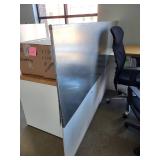 Set of 6 Office Divider Boards with Metal and White Panels