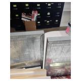 Set of 4 Metal Office Divider Boards