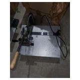 Manual Hot Stamping Monograming Machine with Adjustable Table and Wooden Handle